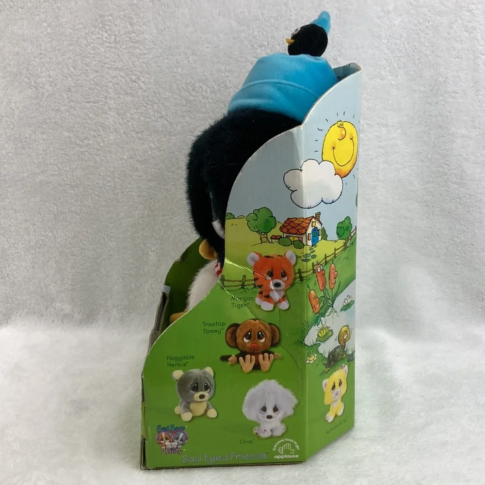 Sad Sam Sad Eyes Friends Penguin Ice Pack Plush Stuffed Animal Toy 10” New